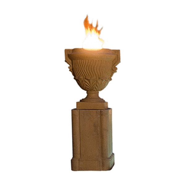 Piage Fire Urn & Pedestal