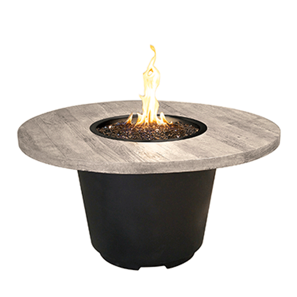 Silver Pine Cosmo Round Firetable