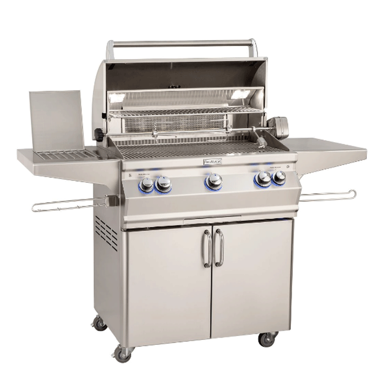 Aurora A540s Portable Grill with Single Side Burner
