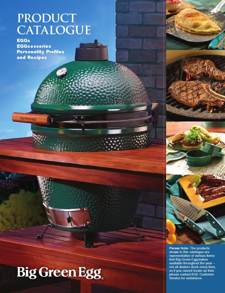 Big Green Egg Brochure Catalogue Title Page